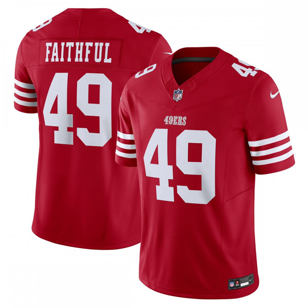 The Faithful San Francisco 49ers Nike Vapor F.U.S.E. Limited Jersey - Scarlet-GridironStore